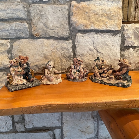 Lot of 4 Boyds Bears & Friends Grenville Beatrice Juliette Bailey & Wixie, Emily - Picture 1 of 13